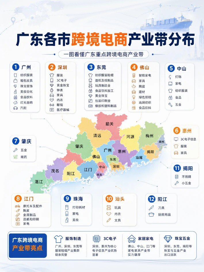 一键解锁广东世界工厂 | 十大顶流跨境产业带